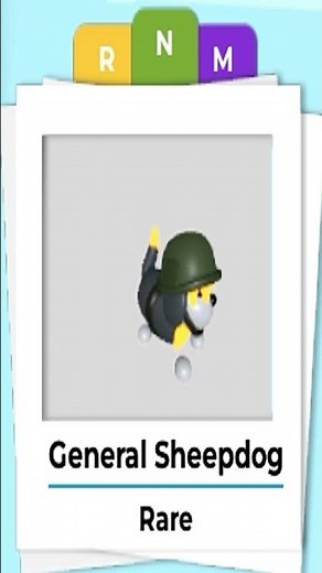 General Sheepdog Neon & Mega Neon in Adopt me #adoptmegeneralsheepdog #generalsheepdog