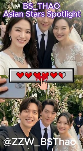 Lee Min-Ho & Song Hye-Kyo at Kim Woo-bin & Shin Min-ah’s Wedding? #shinminah #kimwoobin #wedding