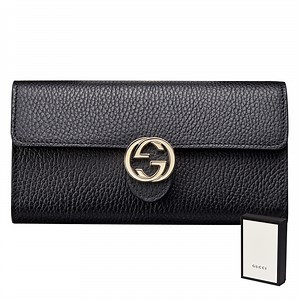GUCCI 金色雙G豪華12卡拉鏈零錢包長夾 新上架 | GUCCI | Yahoo購物中心