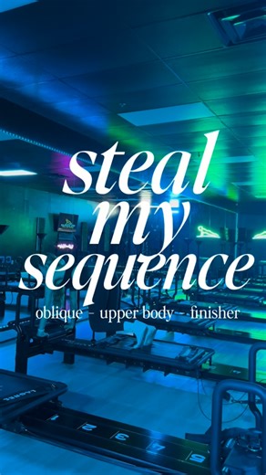 Maddie Olson on Instagram: "Steal my oblique - upper body - finisher series (featuring a few of @lagreefitness newer integrations!) One of my fav things is developing strategies & sequences to EFFECTIVELY teach our newer moves to group classes I taught this flow both on M3 & mini pro. Why I love it : - foreshadow & repetition of movement patterns - Layered check points to opt in or opt out - Same spring load - logical & quick transitions to maximize TUT (time under tension ) 🔑shoutout lagree’s