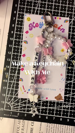 Creative Beaded Keychain | DIY Keychain with Manik Beads