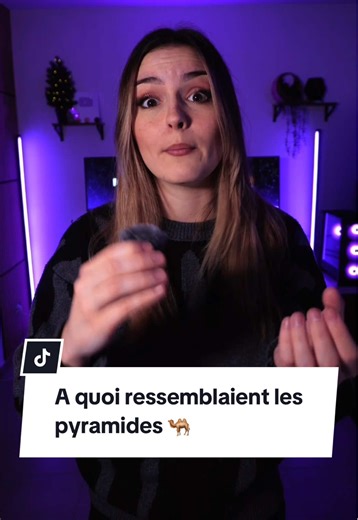 A quoi ressemblaient les pyramides 🐫 #pyramides #anectodes #egypte #explication