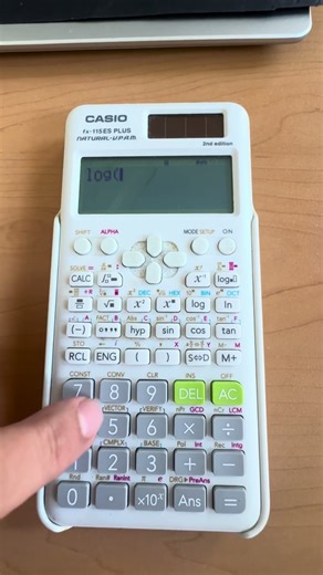 Logaritmo con la calculadora casio