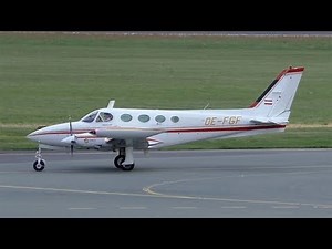 Private Ops GmbH Cessna 340A landing at Graz Airport | OE-FGF