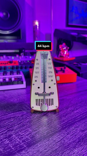 Mejora tu ritmo con el metrónomo a 44 BPM