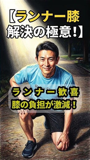 【RUN学】ランナー膝の根本解決！ピッチを5%上げる魔法！#ランニング #初心者ランナー #マラソン