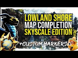 Guild Wars 2 - Lowland Shore Completion with Custom Markers