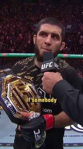 "I like this belt." Islam Makhachev challenges the lightweight division to come take his belt after his #UFC311 win! | UFC