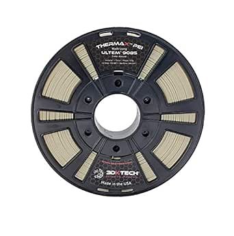 3DXTECH ThermaX PEI, Made Using ULTEM 9085, 1.75mm, 500G 3D Printing Filament