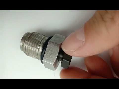 Hydraulic Breaker Hammer Accumulator Adjust Valves Nitrogen Gas Charging Valve