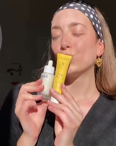 A simple routine for glowing skin. In the morning, combine your Vinoperfect Brightening Dark Spot Serum with the Vinosun Protect Very High Protection Lightweight Cream SPF50 . It's a must-have routine to correct existing spots and prevent future ones, while keeping your skincare light. How about you, how do you start your day? | Caudalie