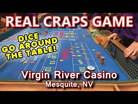 30 MINUTES OF CRAPS! - Live Craps Game #48 - Virgin River Casino, Mesquite, NV - Inside the Casino