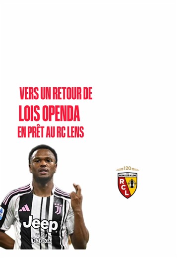 Vers un retour de Loïs Openda en prêt au RC Lens ? #rclens #openda #juventus #ligue1 #mercato