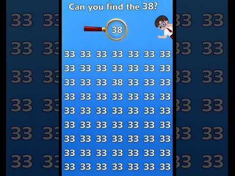 can you find the 38?