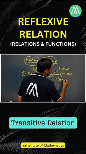 Class 12 Maths | Reflexive Relation Explained | Relations & Functions Chapter | Sunder Sir Lecture