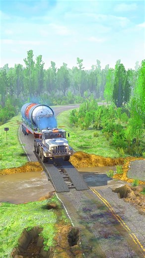 EXTREME Bridge Stress Test – Can a TANK Cross Safely? | Spintires Mudrunner #4