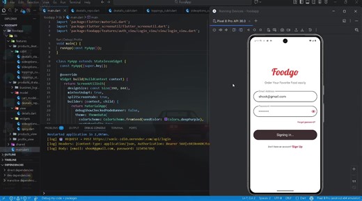 API Integration Completed for Mobile App
