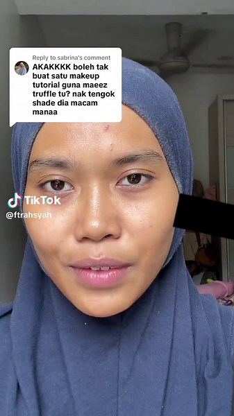 Tutorial Mekap dengan Maaez Foundation Shade Truffle