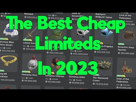 Best Cheap Limiteds in 2023! | Roblox Limiteds