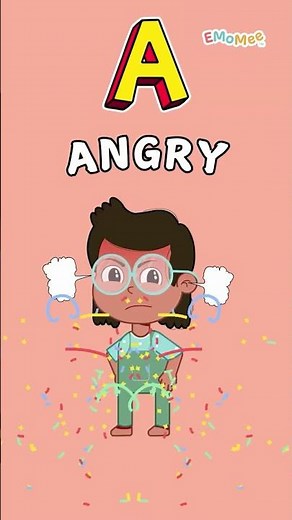 Learn Emotions From Letter A 🙂 #shorts #kidsvideo #forkids