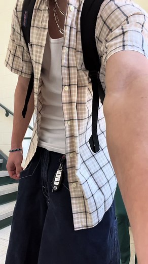 school fitty (SISTER‼️) #fyp #ootd #jnco #y2k