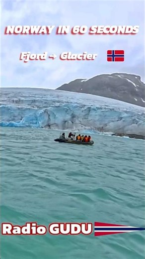 From Fjord to Glacier in 60 Seconds 🇳🇴 #norwaytravel #slowtv