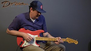 梦幻吉他-2015Fender CS'55 Stratocaster做旧款，褪色嘉年华红