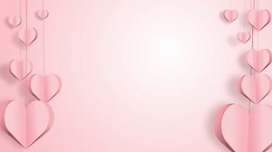 clip-1100908595-paper-heart-shapes-hang-on-strings-flying