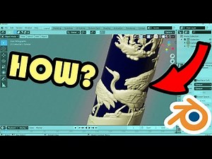 How to displace on a Cylinder in Blender