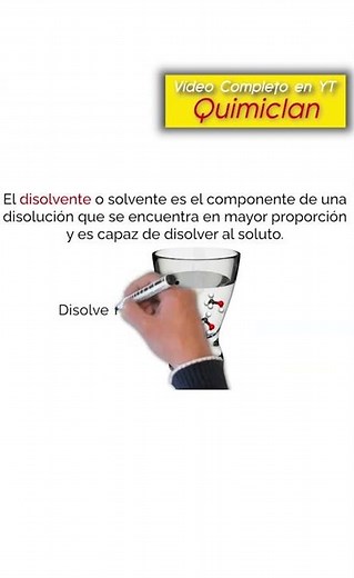 ¿Qué es el DISOLVENTE o SOLVENTE en química? ✅ (PARTE 1) #quimica
