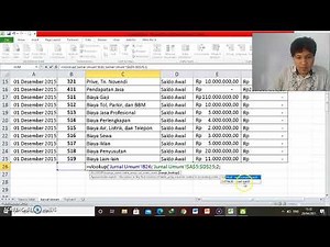 Membuat Jurnal Umum menggunakan Data Validation