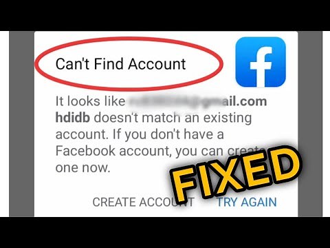 Fix Facebook Can't Find Account || It looks doesn't match an existing account Problem Solved 2023