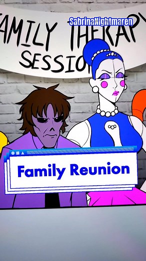 What a lovely family reunion 🤗 #fyp #fnaf #fnafmovie #springtrap #michaelafton #circusbaby #ballora #williamafton #QuakerPregrain #fivenightsatfreddys #foryou #goldenfreddy