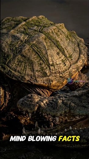 👉 Which Animal Can Crush a Turtle Shell in One Bite? 😳#animalfacts #shortvideo
