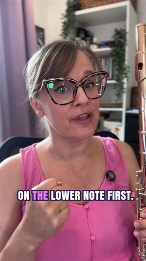 Leaping to a high note? Be sure to prepare for it on the lower note! This week’s tip flips your focus: instead of stressing about the high note, start paying attention to the note before the leap. That low note? It’s your diving board! Think of it like a diver gathering energy before takeoff — the more grounded and supported your start, the more confident (and accurate!) your landing. 👇 Flute fam: What intervals trip you up the most? Thirds? Octaves? Something sneakier? #flutetips #flute #fluti