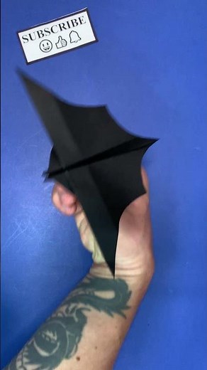 How to Make a Paper Planes Batman | Origami Airplane | Origami Batman | Easy Origami ART #shorts