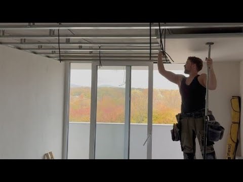 Big Progress – Whole Ceiling Boarded in the New Apartment