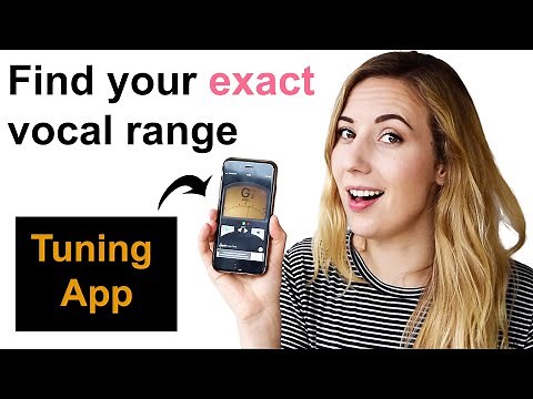 Using a Tuning App to Find Your Exact Vocal Range