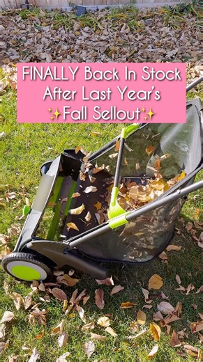 Back In Stock: The Fall Leaf Vacuum That Clears Your Yard in Minutes (No Raking Required)