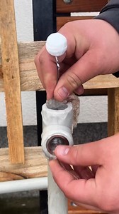 651K views · 810 reactions | How to install faucets on leaky PVC pipes | Genius Inventions | Facebook