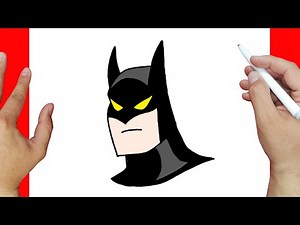 como dibujar a batman paso a paso | Dibujos fáciles