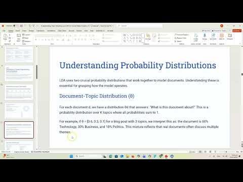 Topic modelling and LDA in social media د.علاء حمود