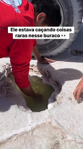 Buraco de Sal no deserto 😲 #adventuretravel | Conexão pelo mundo