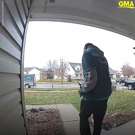 This Amazon delivery driver shows some r-e-s-p-e-c-t l GMA