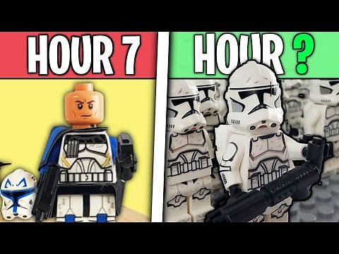 I Build 250+ Custom LEGO Star Wars Minifigures in 24 Hours!