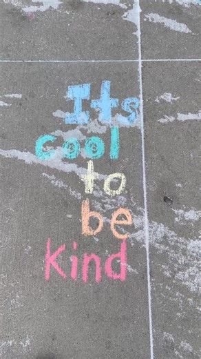Positive sidewalk chalk in Thompson Park, thanks to Dakota County Parks staff. | West St. Paul Reader