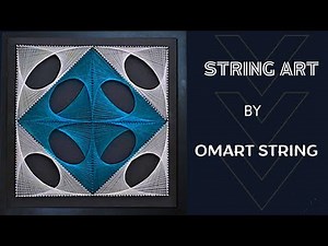String Art, Easy String Art Tutorial For Biginners/DIY