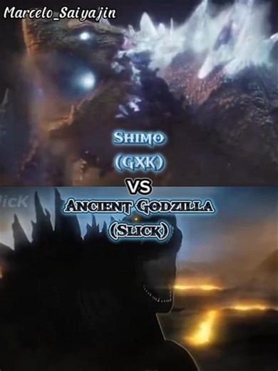 Shimo vs Ancient Godzilla | #godzillaxkongthenewempire #slick