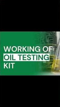 Oil Patch Test Kit Demo | Check Hydraulic Oil Contamination Easily!