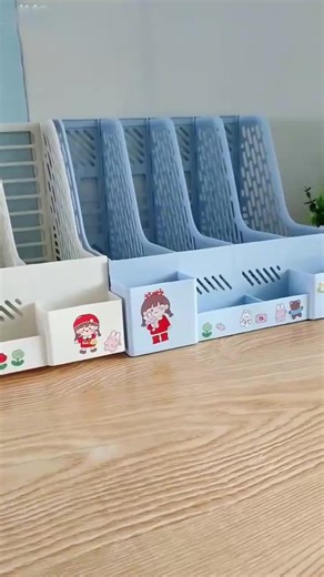 Desktop storage box Student office file basket Multi layer bookshelf Desktop file storage box Cute student bookshelf Dormitory desk bookshelf Rack Stationery #storagebox #filestorage #bookshelf #fpy #kids